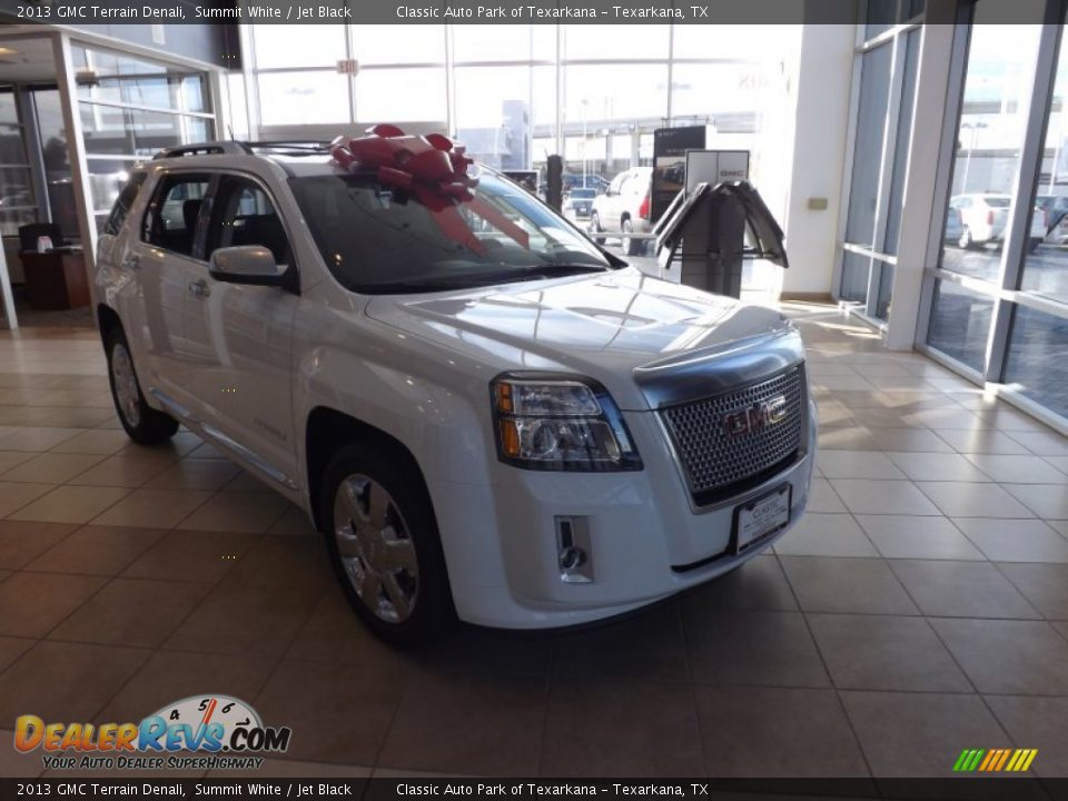 2013 GMC Terrain Denali Summit White / Jet Black Photo #7