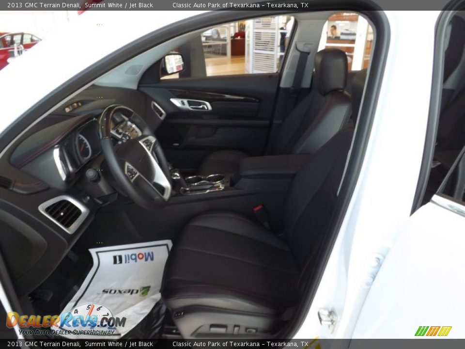 2013 GMC Terrain Denali Summit White / Jet Black Photo #12