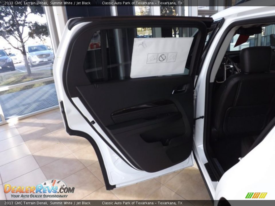 2013 GMC Terrain Denali Summit White / Jet Black Photo #17