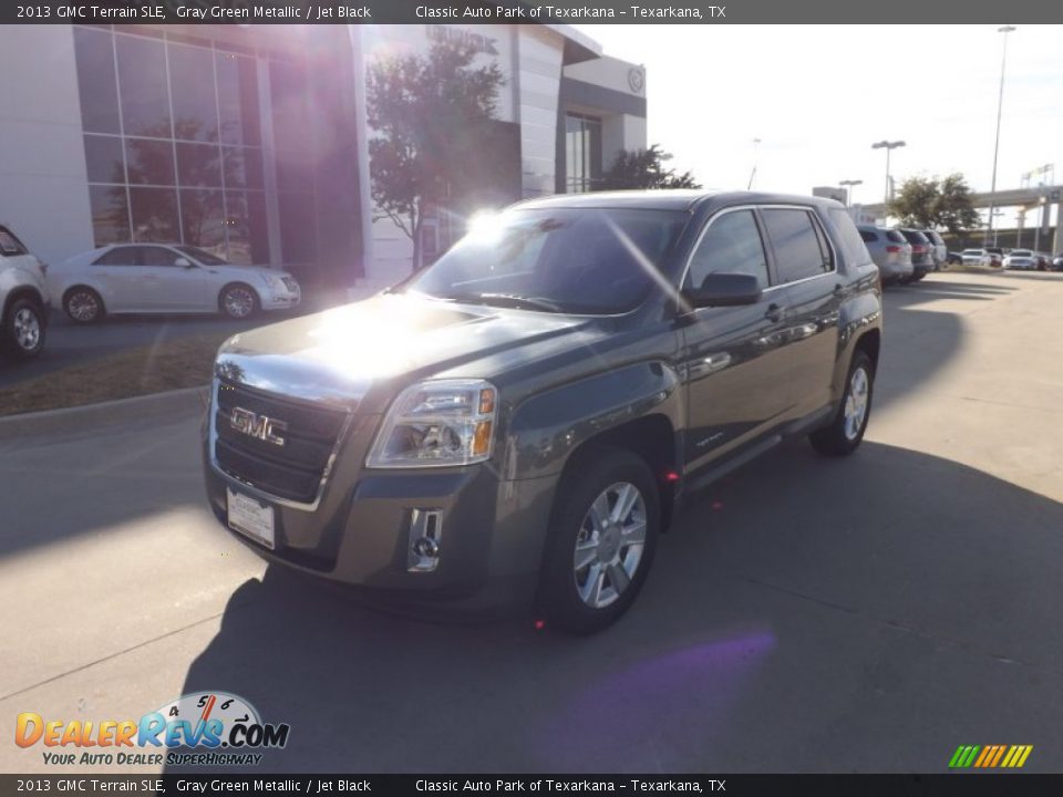 2013 GMC Terrain SLE Gray Green Metallic / Jet Black Photo #1