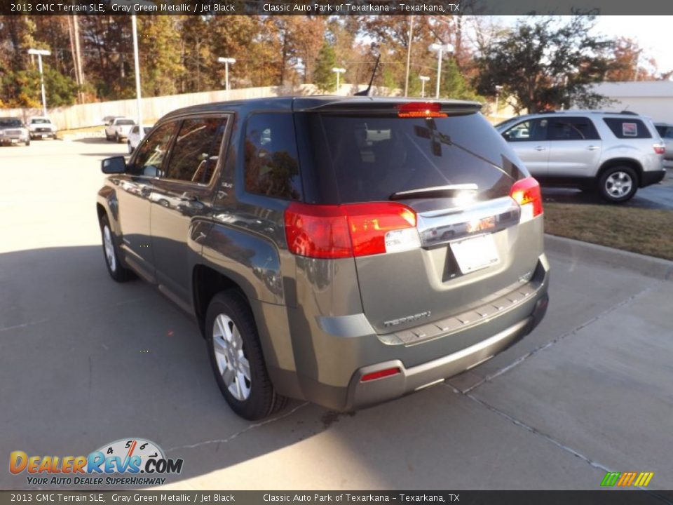 2013 GMC Terrain SLE Gray Green Metallic / Jet Black Photo #3