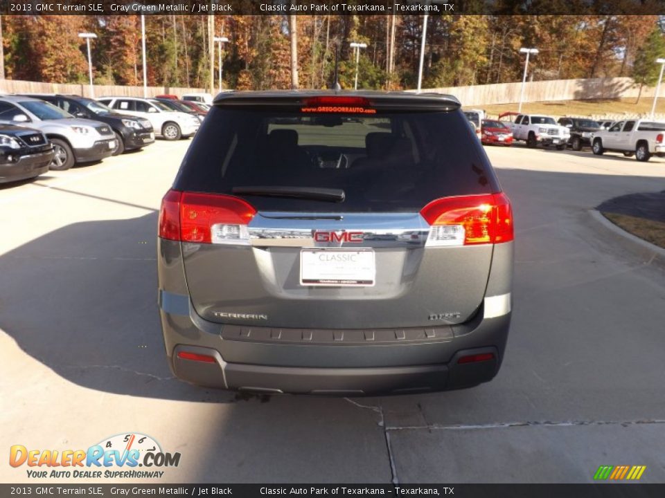 2013 GMC Terrain SLE Gray Green Metallic / Jet Black Photo #4