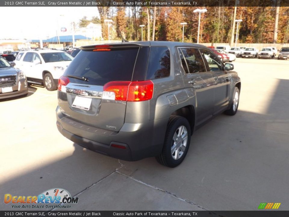 2013 GMC Terrain SLE Gray Green Metallic / Jet Black Photo #5