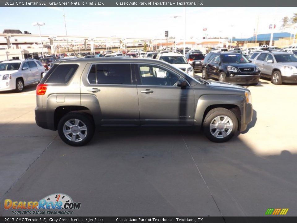 2013 GMC Terrain SLE Gray Green Metallic / Jet Black Photo #6