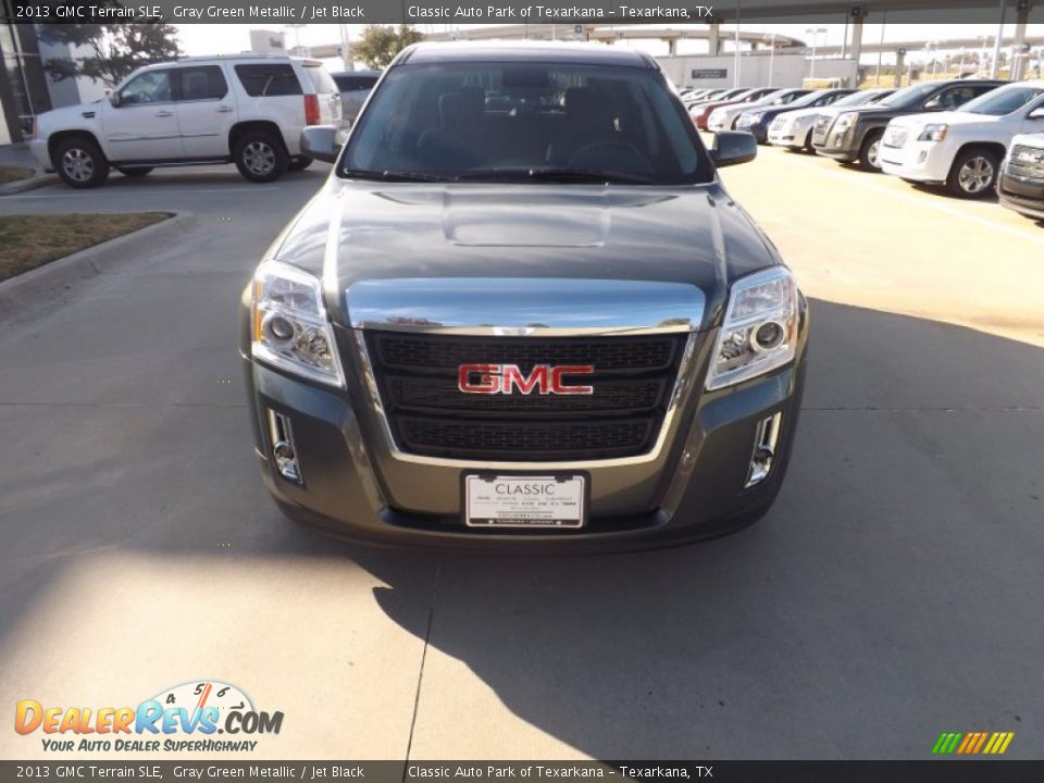 2013 GMC Terrain SLE Gray Green Metallic / Jet Black Photo #8