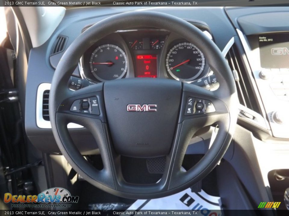 2013 GMC Terrain SLE Gray Green Metallic / Jet Black Photo #10