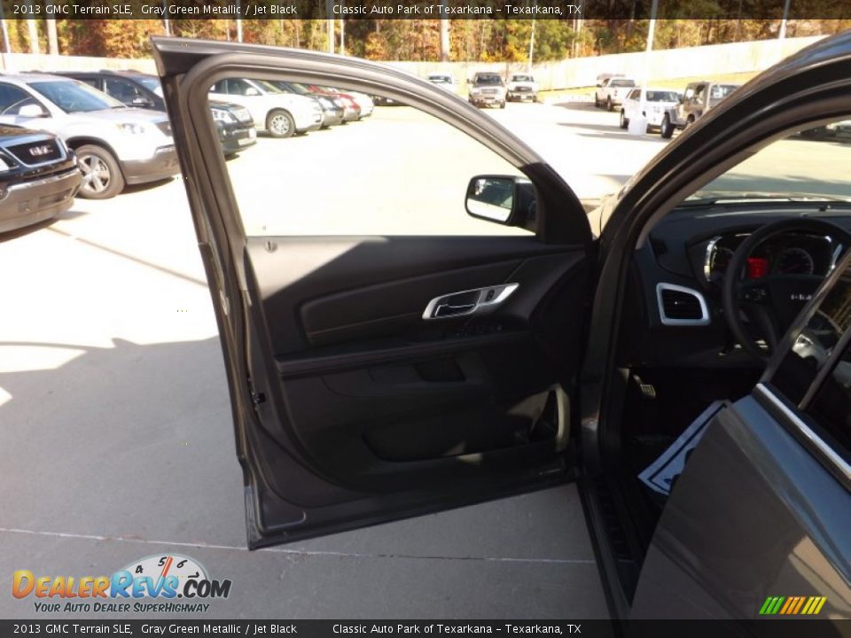 2013 GMC Terrain SLE Gray Green Metallic / Jet Black Photo #14