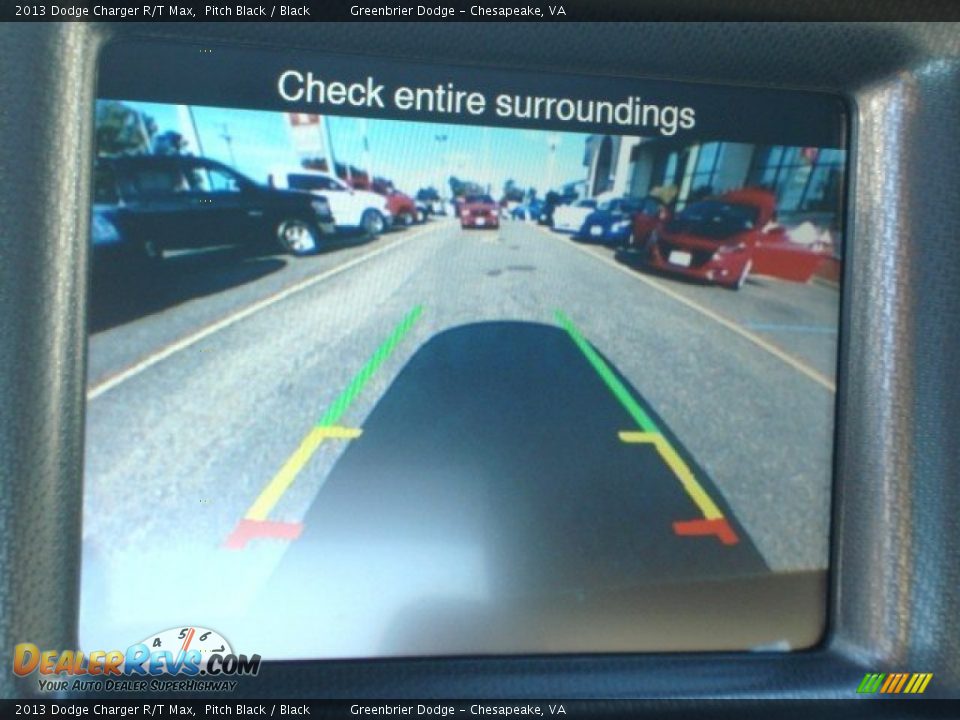 2013 Dodge Charger R/T Max Pitch Black / Black Photo #12