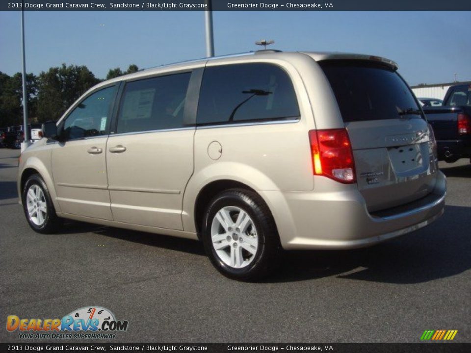 2013 Dodge Grand Caravan Crew Sandstone / Black/Light Graystone Photo #3