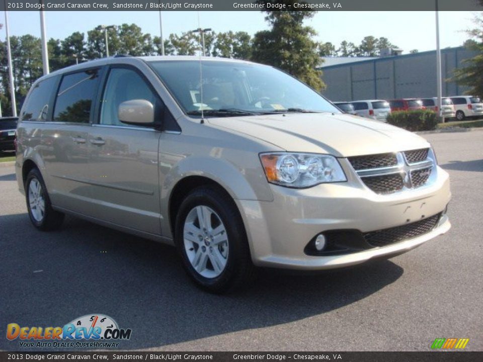2013 Dodge Grand Caravan Crew Sandstone / Black/Light Graystone Photo #4