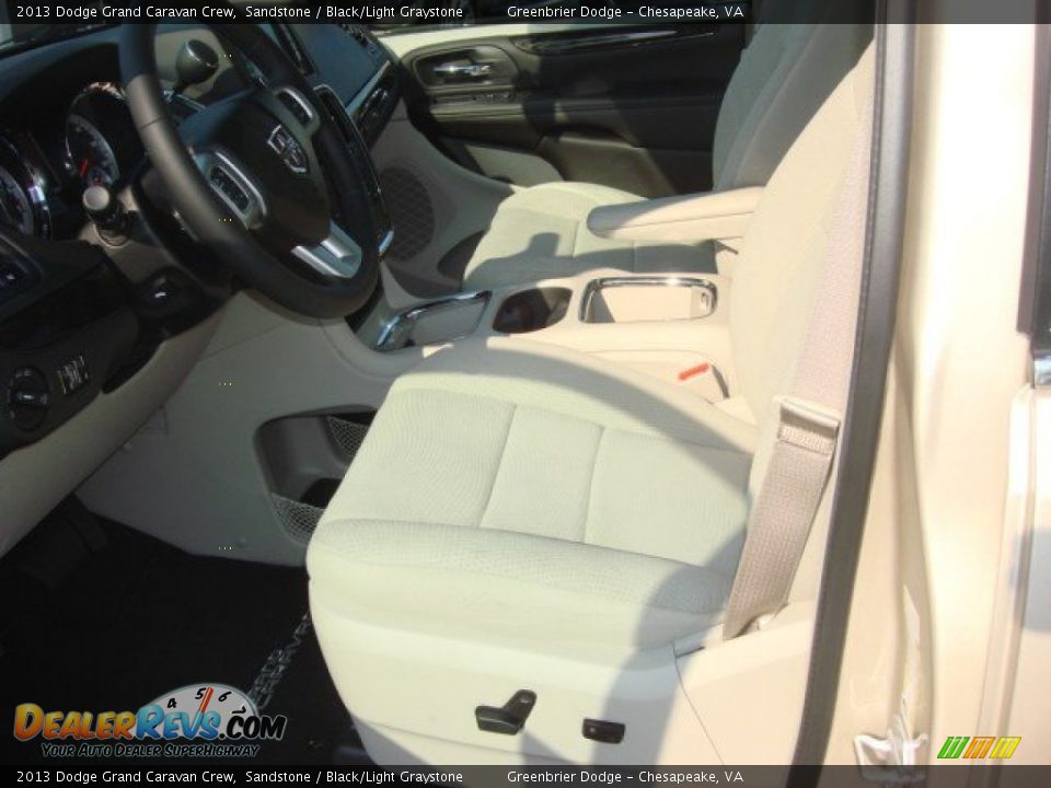 2013 Dodge Grand Caravan Crew Sandstone / Black/Light Graystone Photo #6