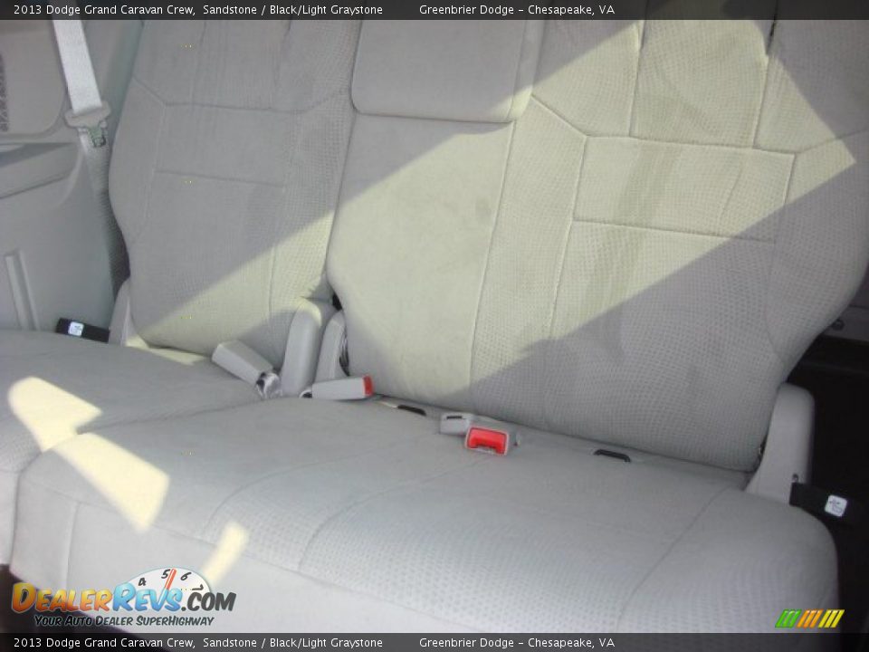 2013 Dodge Grand Caravan Crew Sandstone / Black/Light Graystone Photo #8