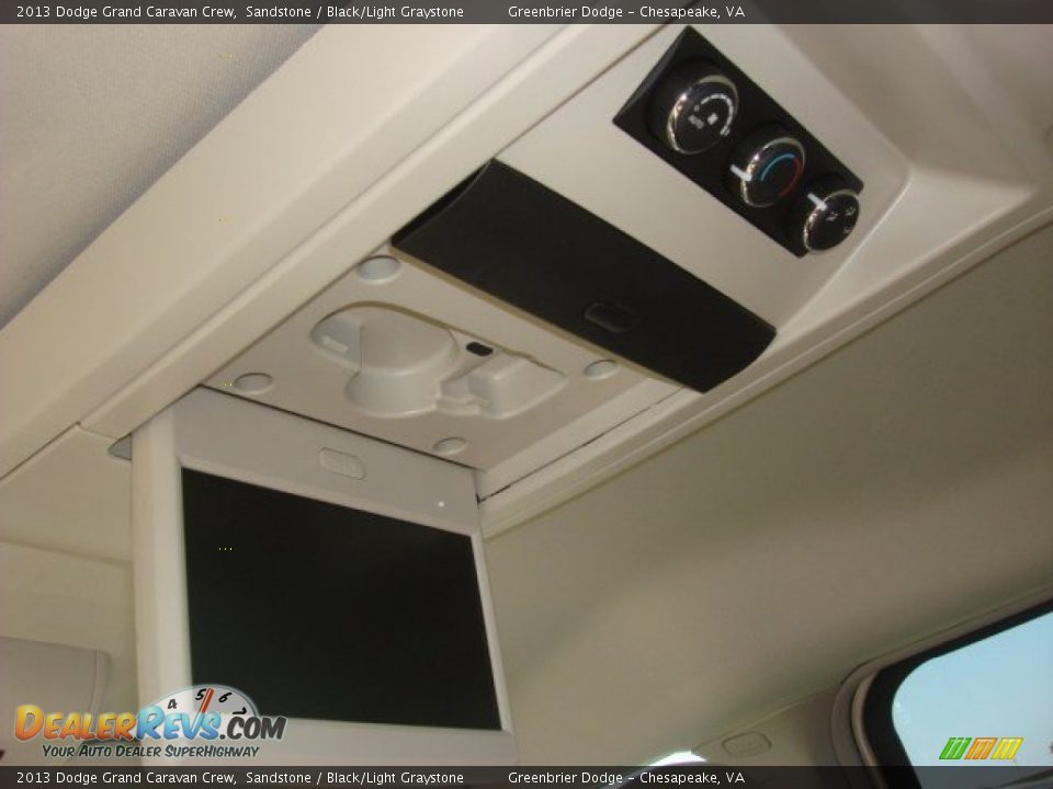 2013 Dodge Grand Caravan Crew Sandstone / Black/Light Graystone Photo #9