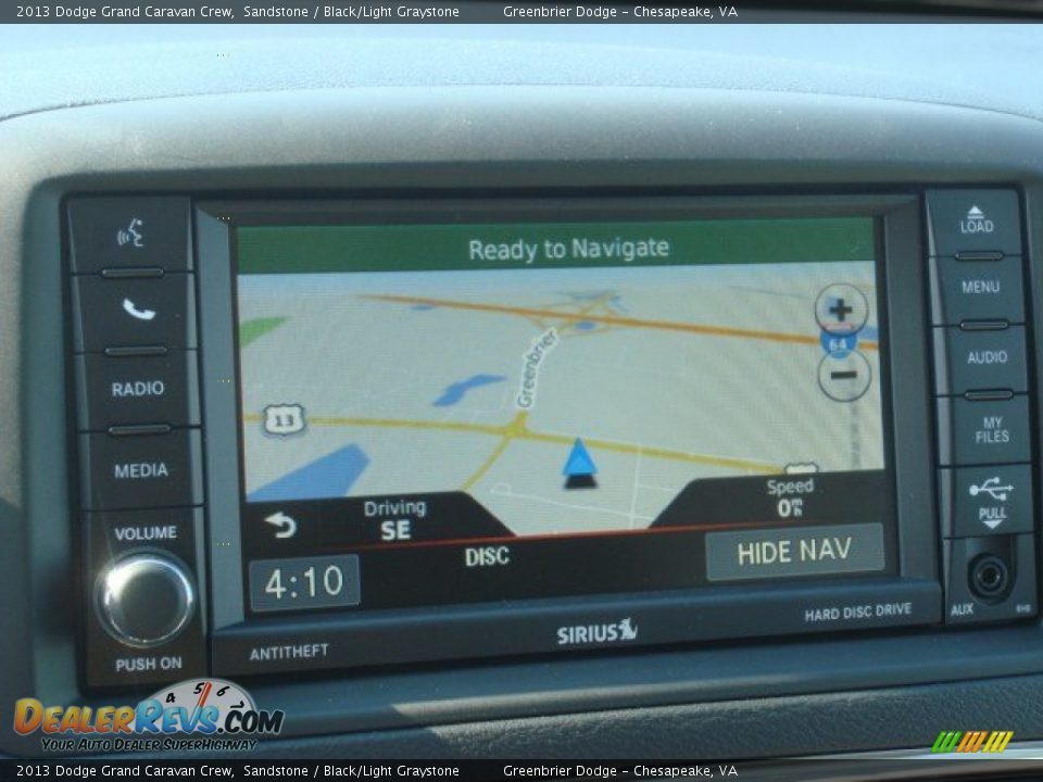 2013 Dodge Grand Caravan Crew Sandstone / Black/Light Graystone Photo #11