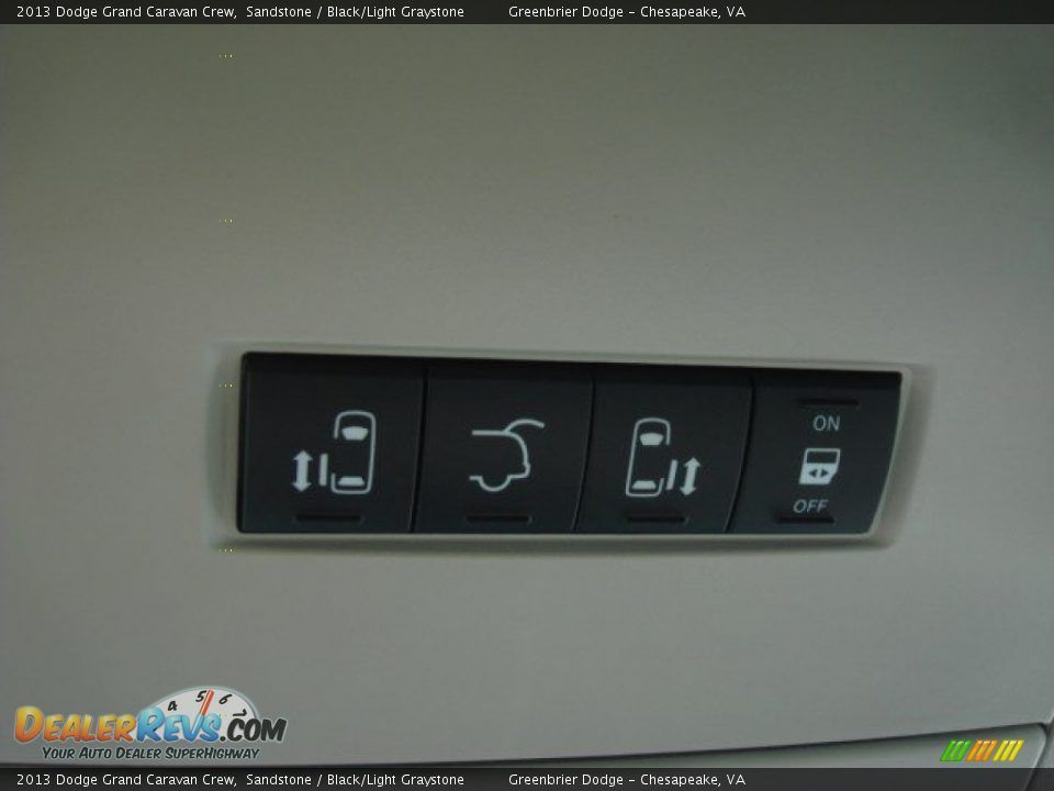 2013 Dodge Grand Caravan Crew Sandstone / Black/Light Graystone Photo #14