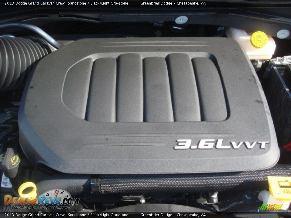 2013 Dodge Grand Caravan Crew Sandstone / Black/Light Graystone Photo #15
