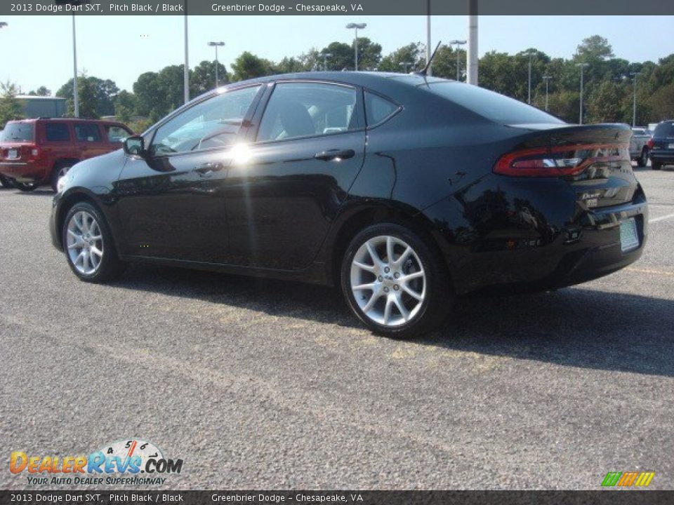 2013 Dodge Dart SXT Pitch Black / Black Photo #3
