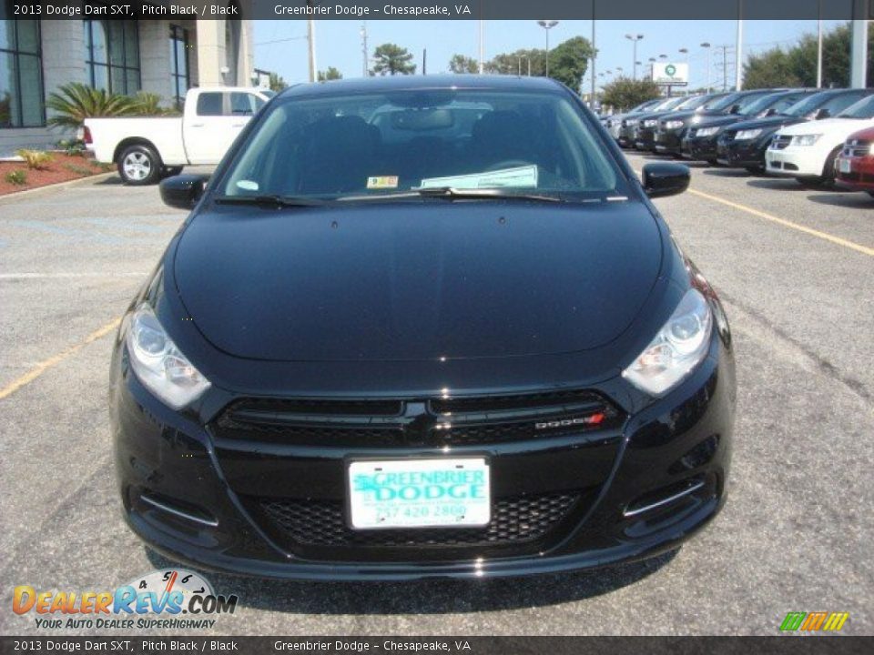 2013 Dodge Dart SXT Pitch Black / Black Photo #7