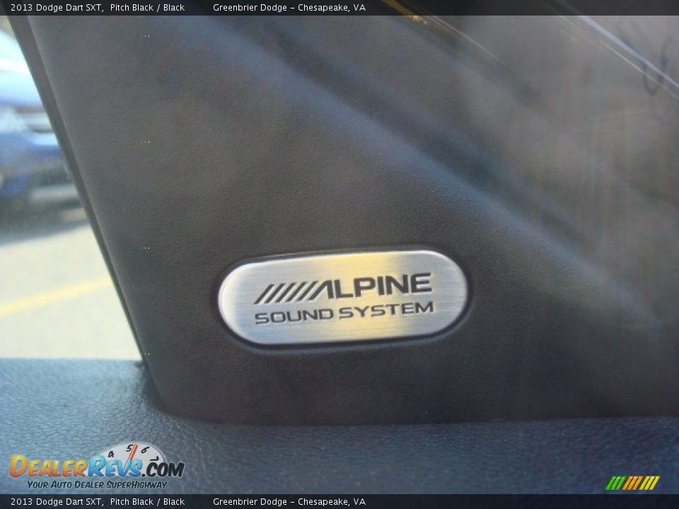 2013 Dodge Dart SXT Pitch Black / Black Photo #13