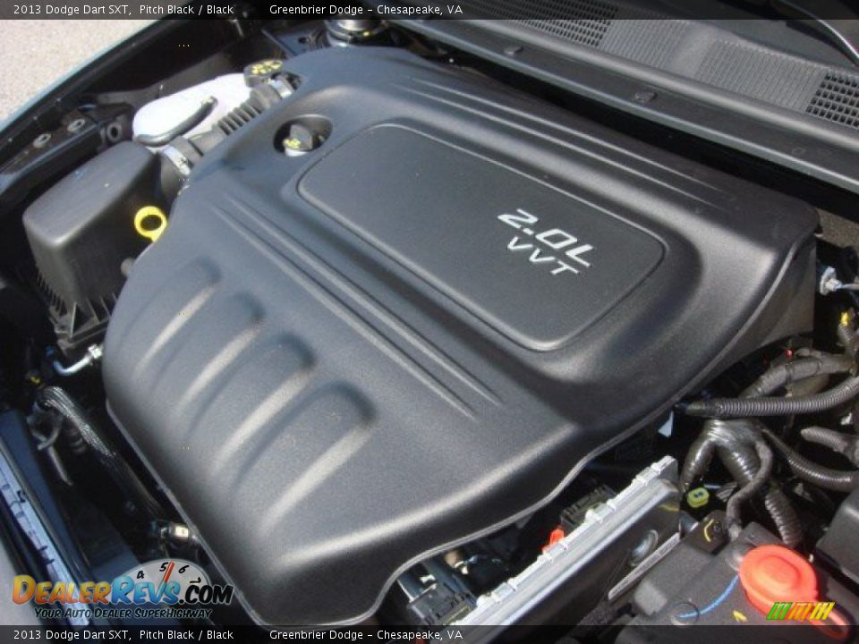 2013 Dodge Dart SXT Pitch Black / Black Photo #20