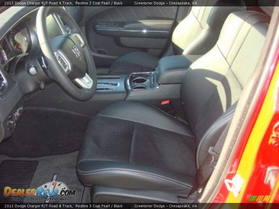 Front Seat of 2013 Dodge Charger R/T Road & Track Photo #6