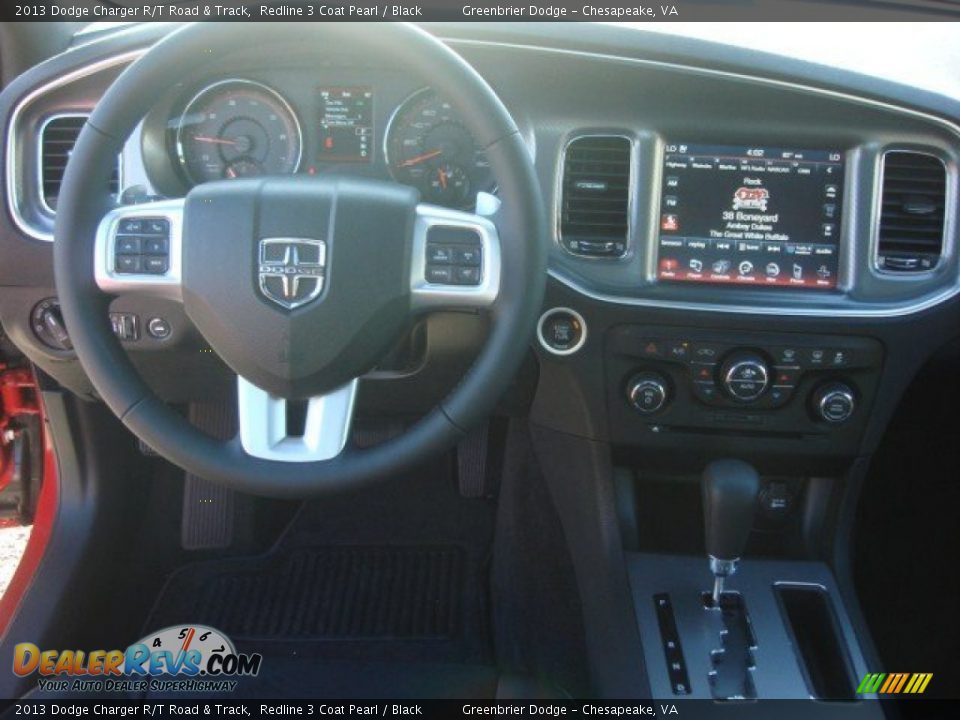 2013 Dodge Charger R/T Road & Track Redline 3 Coat Pearl / Black Photo #9