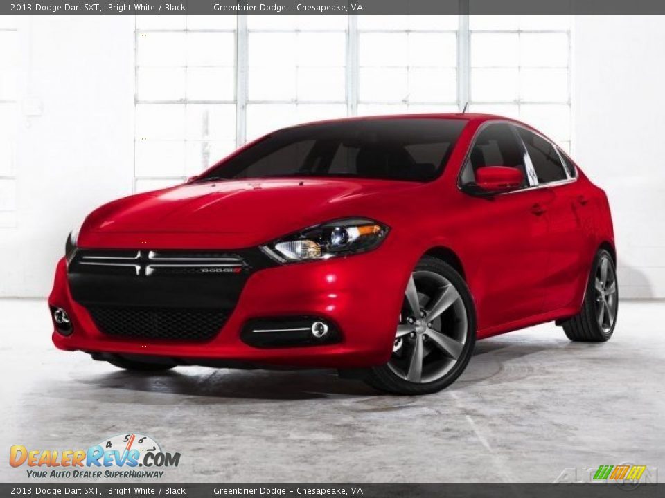 2013 Dodge Dart SXT Bright White / Black Photo #2
