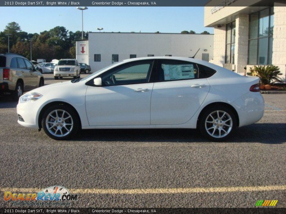 2013 Dodge Dart SXT Bright White / Black Photo #3