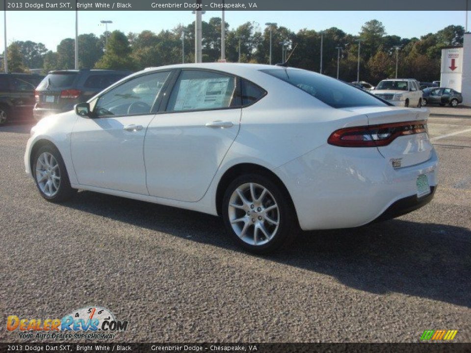 2013 Dodge Dart SXT Bright White / Black Photo #4