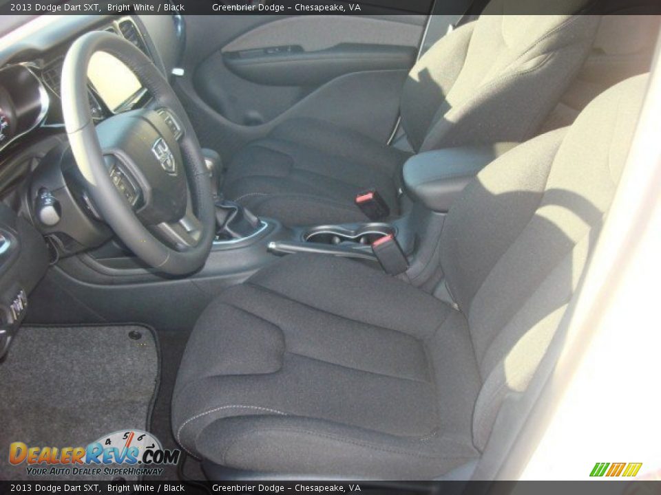 2013 Dodge Dart SXT Bright White / Black Photo #7