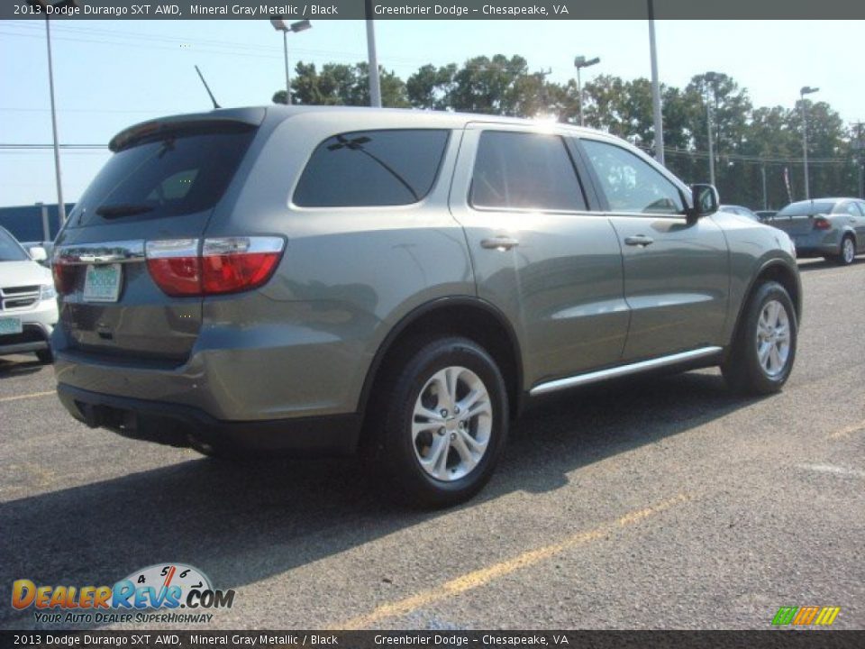 2013 Dodge Durango SXT AWD Mineral Gray Metallic / Black Photo #5
