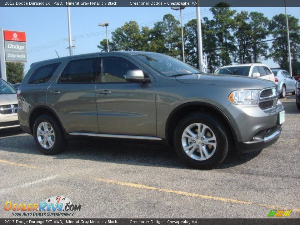2013 Dodge Durango SXT AWD Mineral Gray Metallic / Black Photo #6
