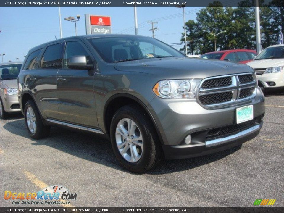 2013 Dodge Durango SXT AWD Mineral Gray Metallic / Black Photo #7