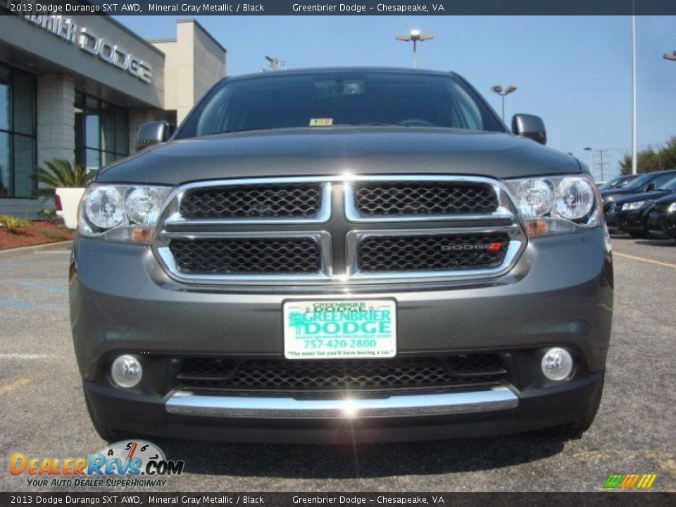 2013 Dodge Durango SXT AWD Mineral Gray Metallic / Black Photo #8