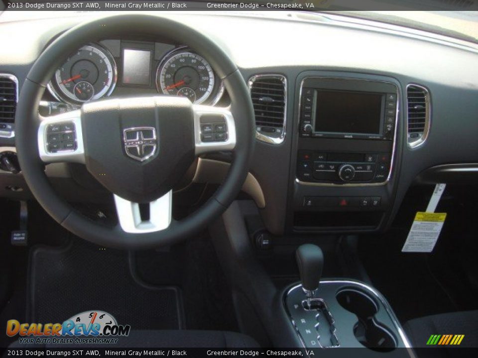 2013 Dodge Durango SXT AWD Mineral Gray Metallic / Black Photo #11