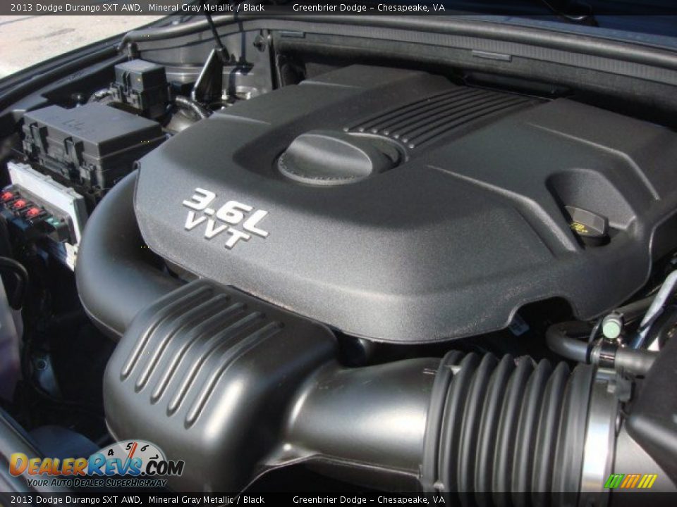 2013 Dodge Durango SXT AWD Mineral Gray Metallic / Black Photo #16