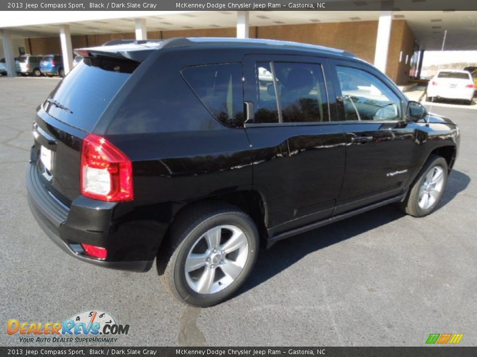 2013 Jeep Compass Sport Black / Dark Slate Gray Photo #5