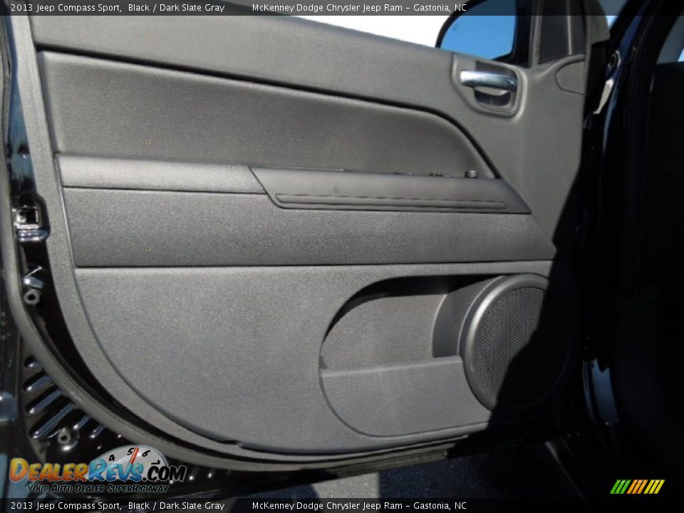 2013 Jeep Compass Sport Black / Dark Slate Gray Photo #9