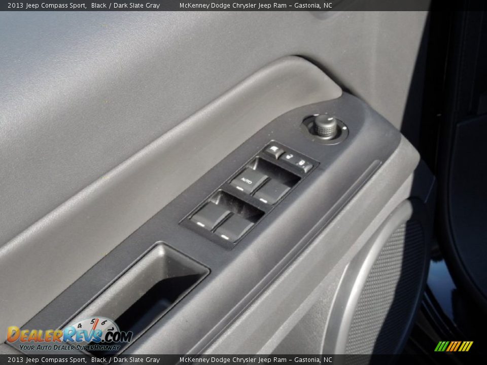 2013 Jeep Compass Sport Black / Dark Slate Gray Photo #10