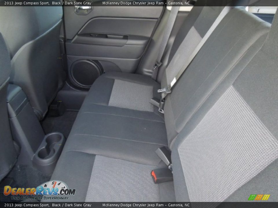 2013 Jeep Compass Sport Black / Dark Slate Gray Photo #15