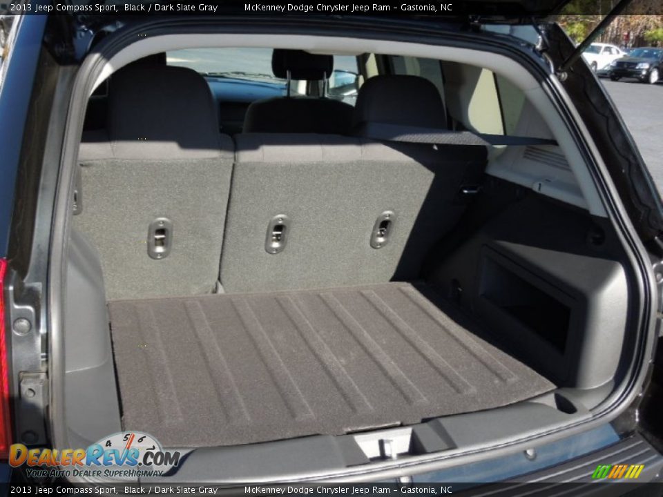 2013 Jeep Compass Sport Black / Dark Slate Gray Photo #17