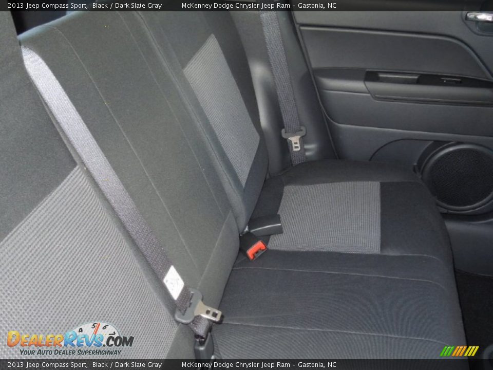 2013 Jeep Compass Sport Black / Dark Slate Gray Photo #18