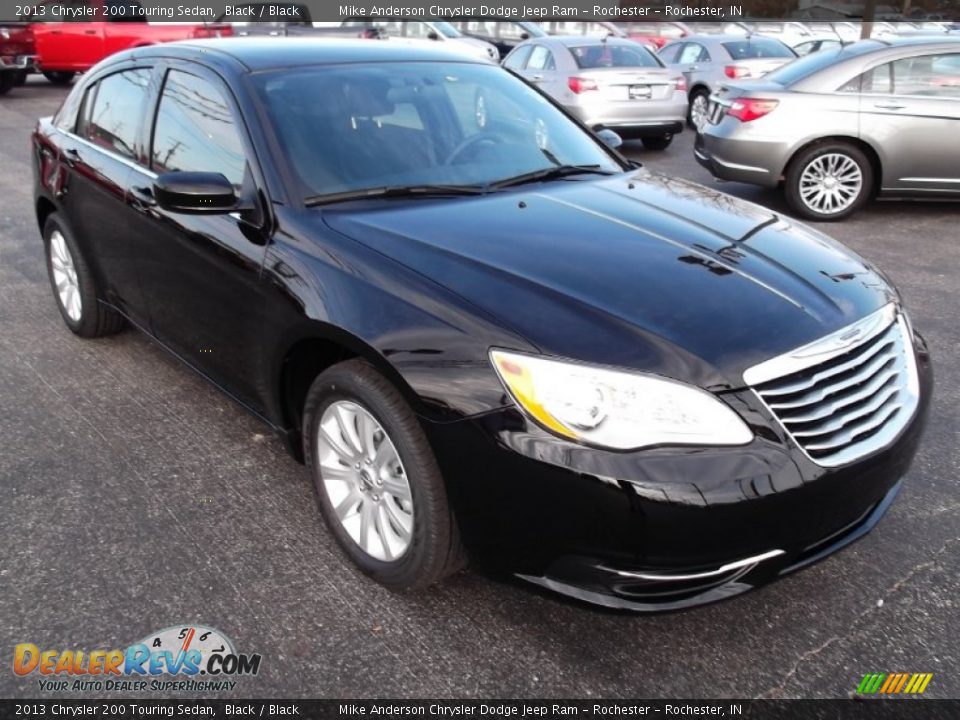 2013 Chrysler 200 Touring Sedan Black / Black Photo #1