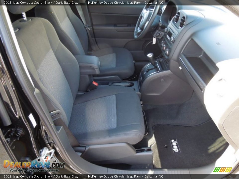 2013 Jeep Compass Sport Black / Dark Slate Gray Photo #19
