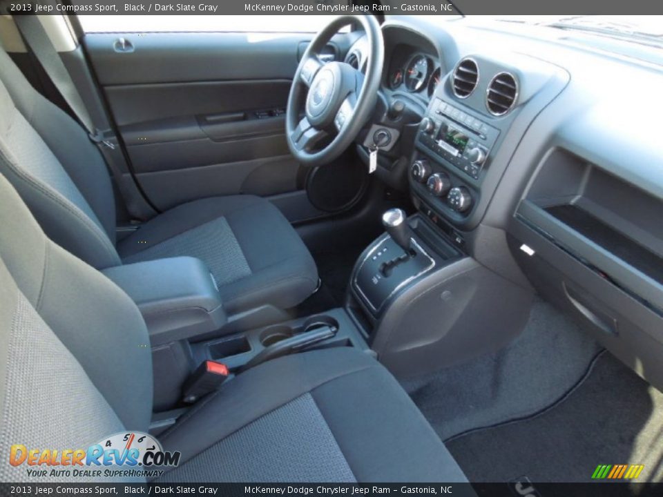 2013 Jeep Compass Sport Black / Dark Slate Gray Photo #20