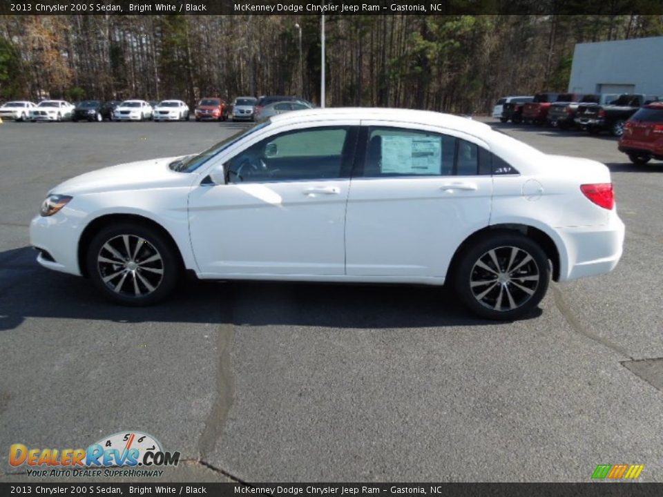 2013 Chrysler 200 S Sedan Bright White / Black Photo #3
