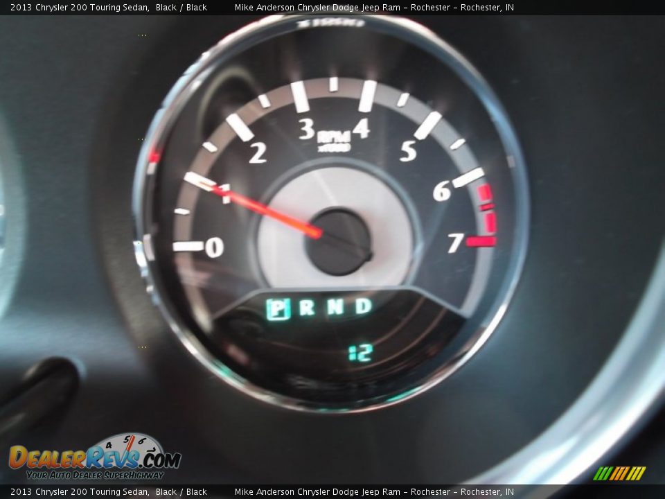 2013 Chrysler 200 Touring Sedan Black / Black Photo #14