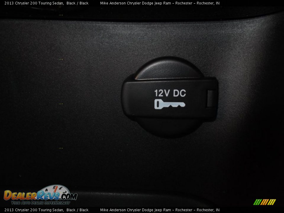 2013 Chrysler 200 Touring Sedan Black / Black Photo #19