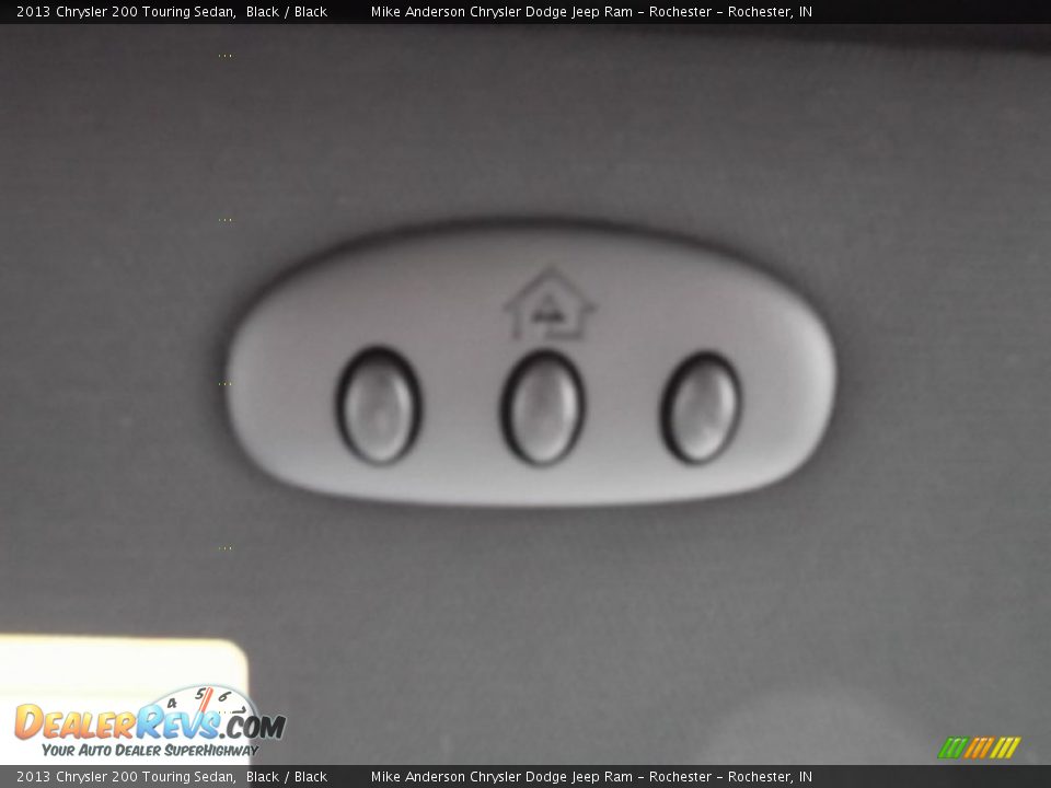 2013 Chrysler 200 Touring Sedan Black / Black Photo #23