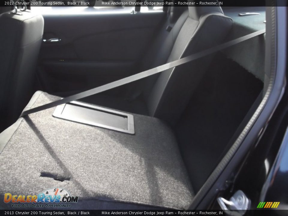 2013 Chrysler 200 Touring Sedan Black / Black Photo #26